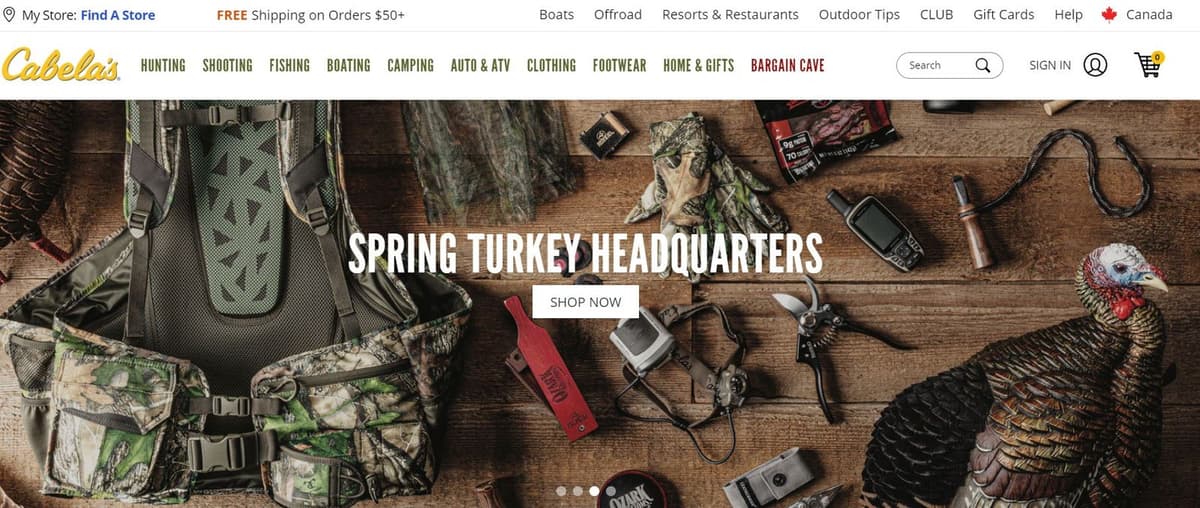 Cabela's outdoor gear