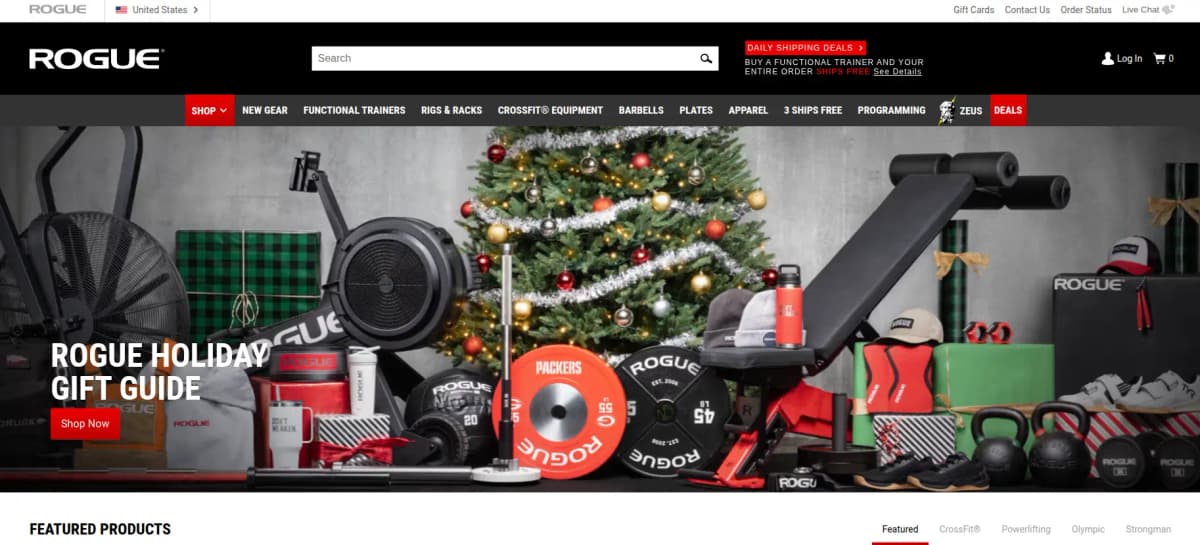 Rogue Fitness equipment