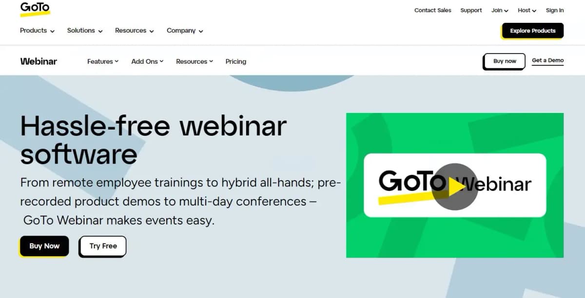 GoToWebinar platform
