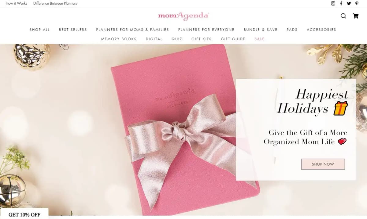 momAgenda planner and organizers