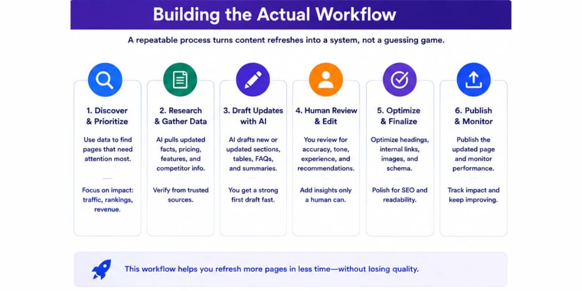 Building content refresh workflow