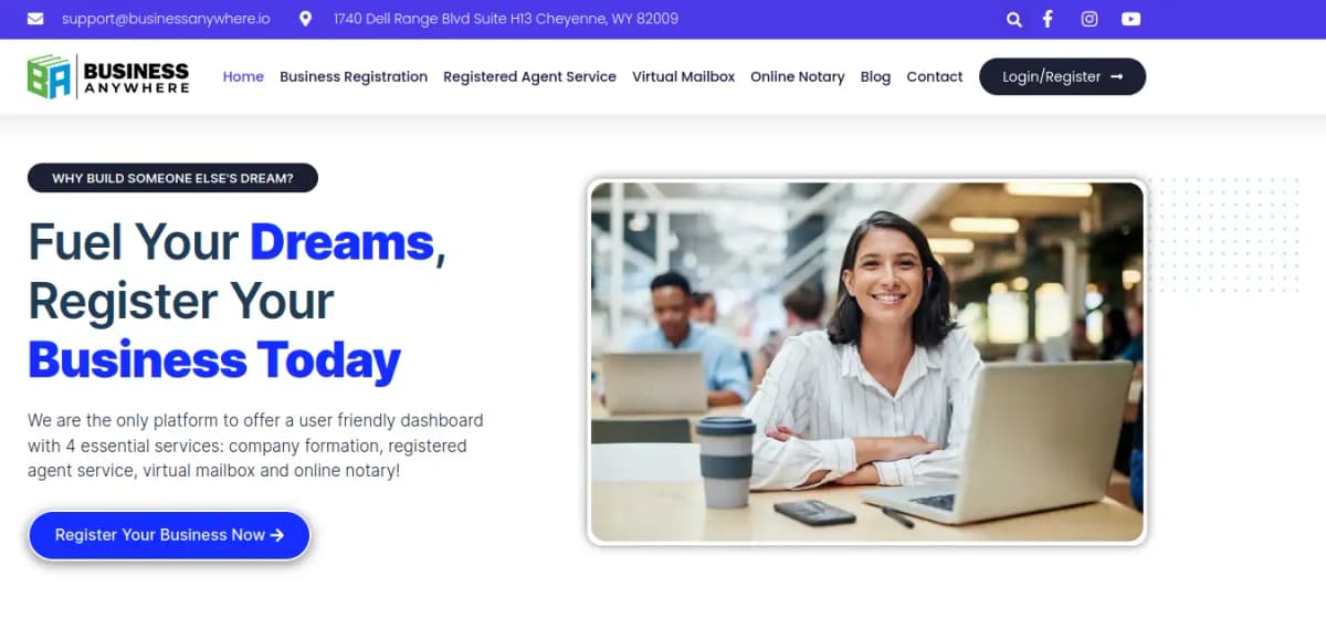 BusinessAnywhere centralized platform