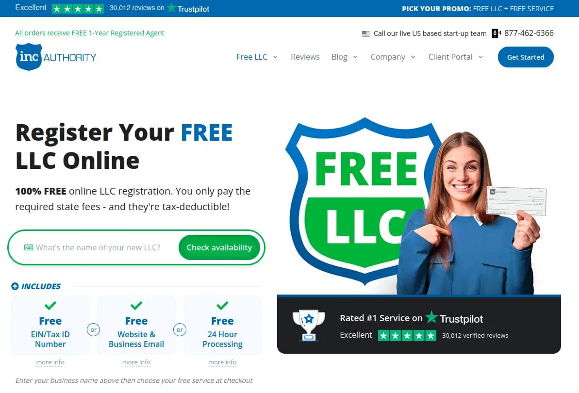 Inc Authority business formation services
