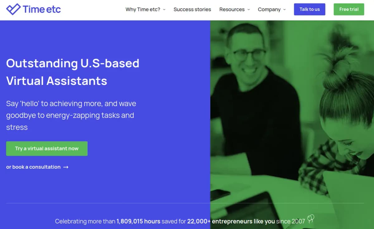 Time Etc virtual assistants