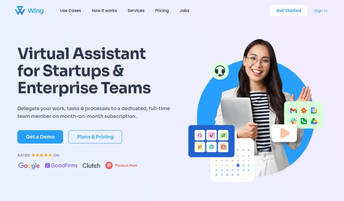 Wing Assistant virtual assistants