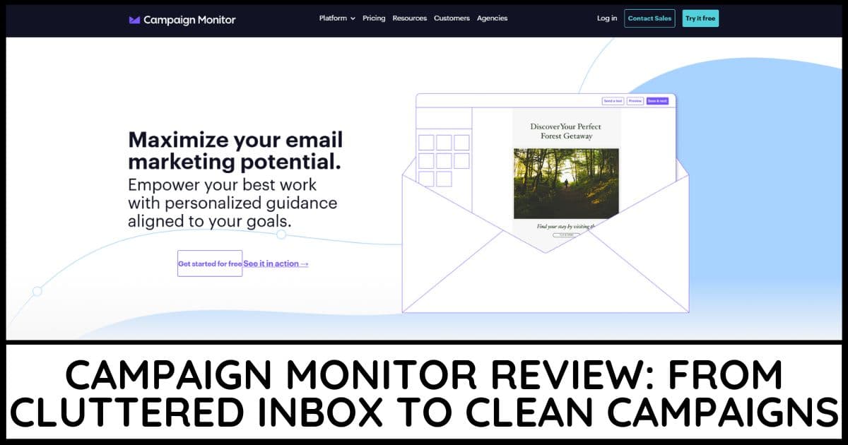 Campaign Monitor Review cover image