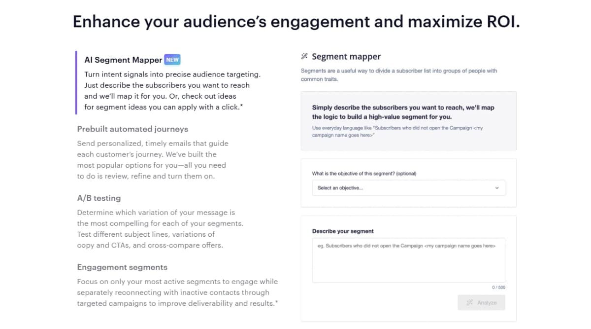 Campaign Monitor Email List Segmentation