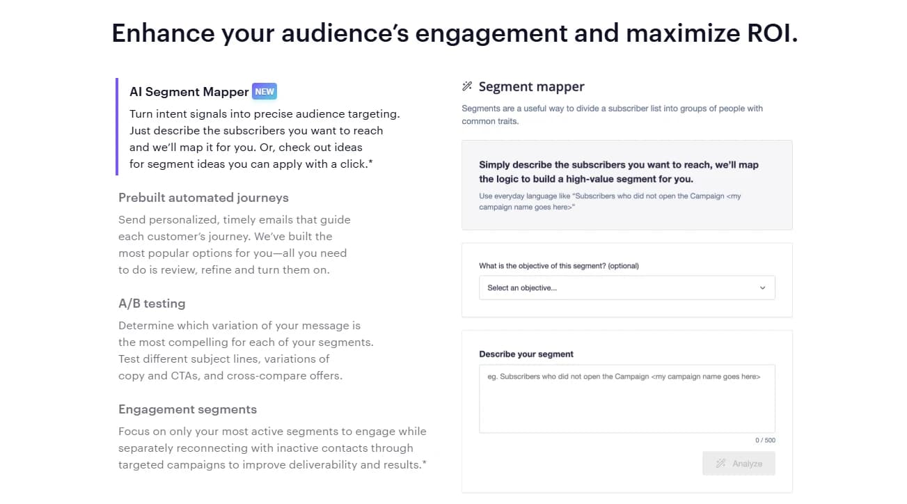 Campaign Monitor Email List Segmentation