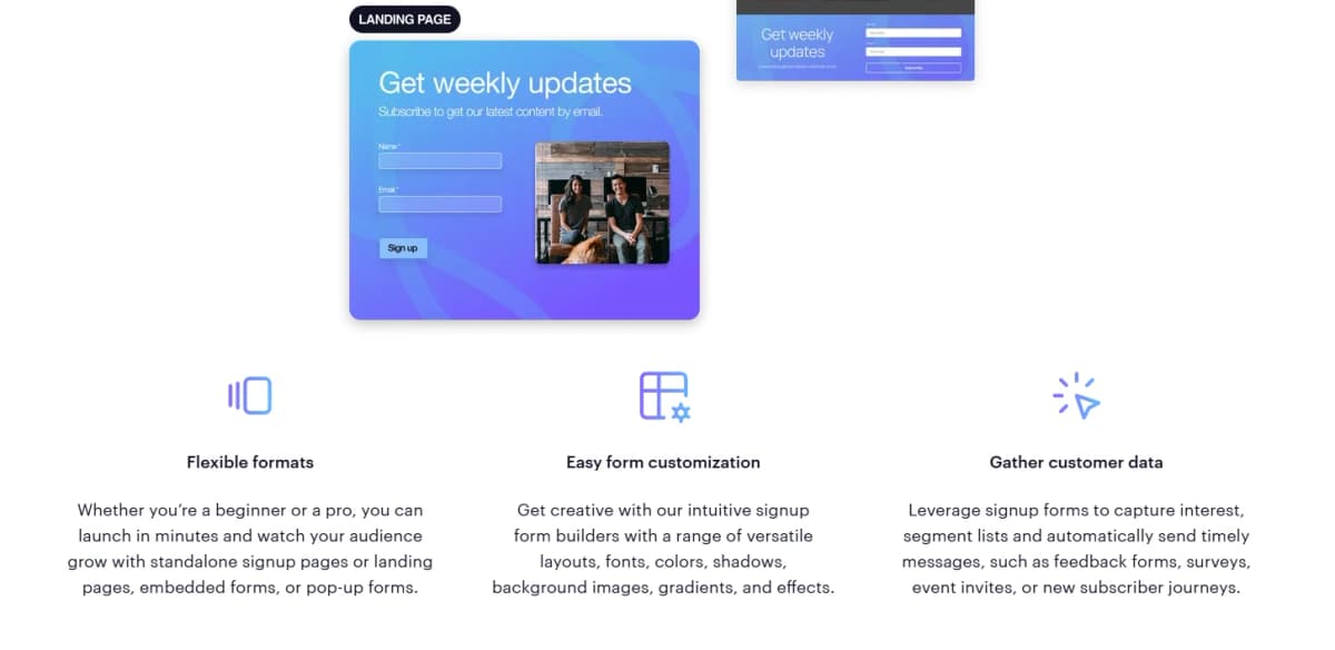Campaign Monitor Signup Forms