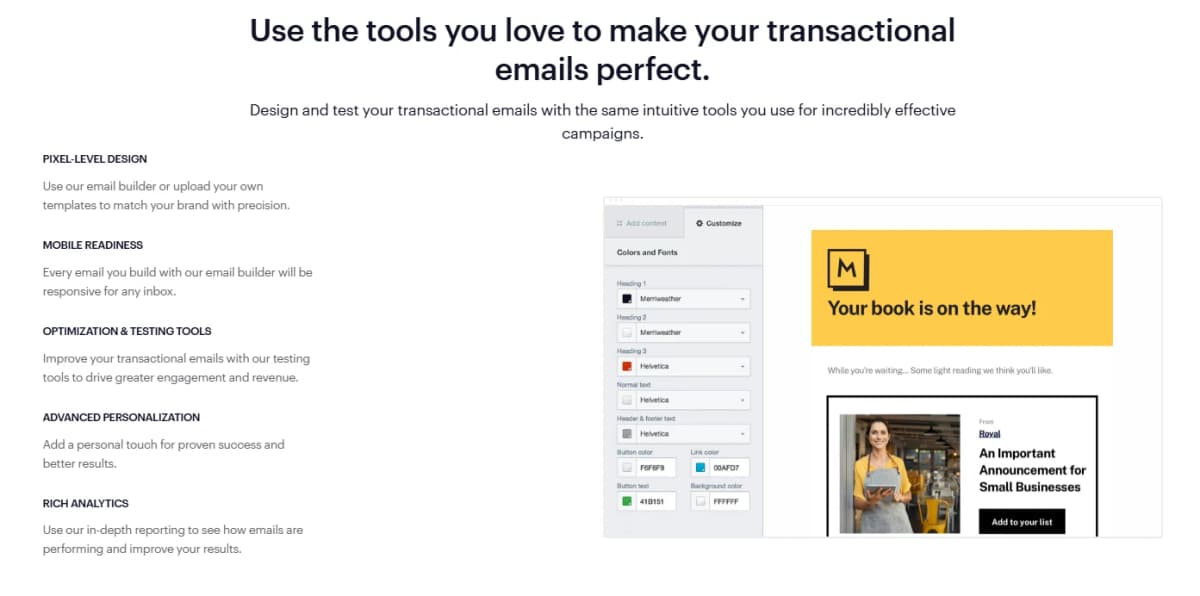Campaign Monitor Transactional Email