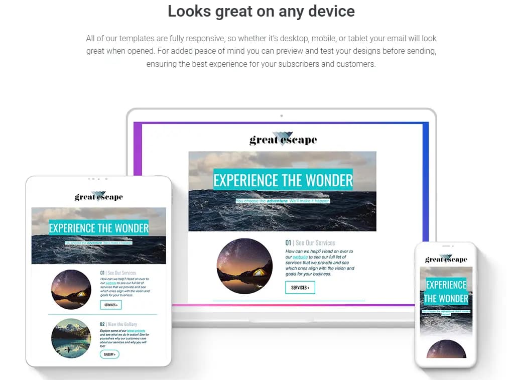 Campaigner Email Design