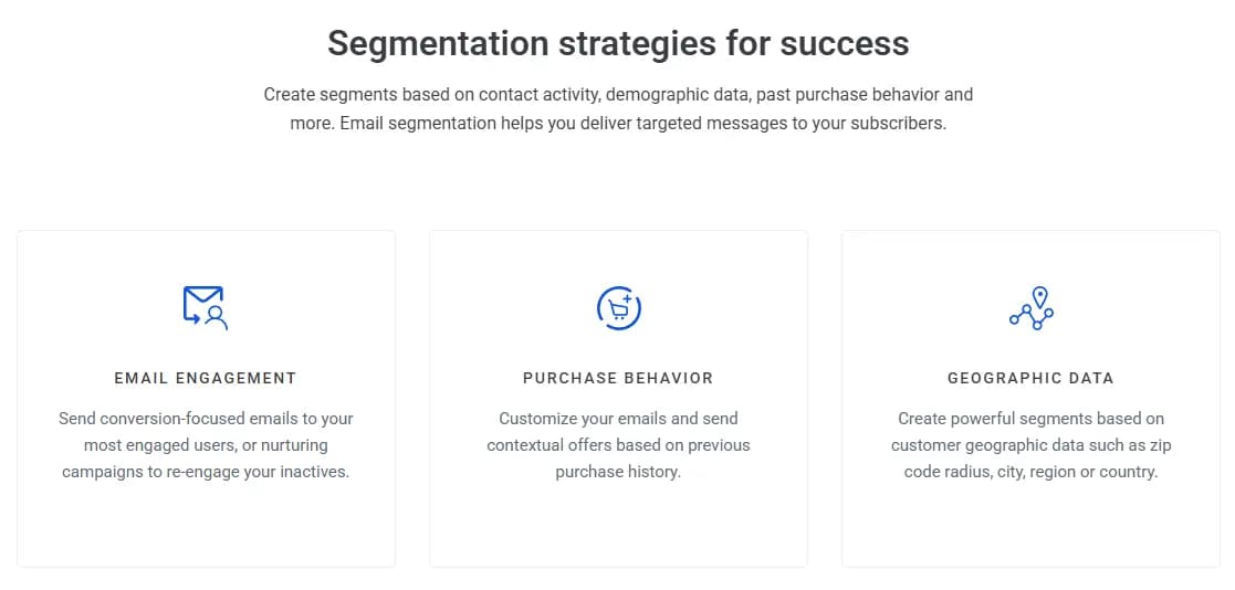 Campaigner Email Segmentation