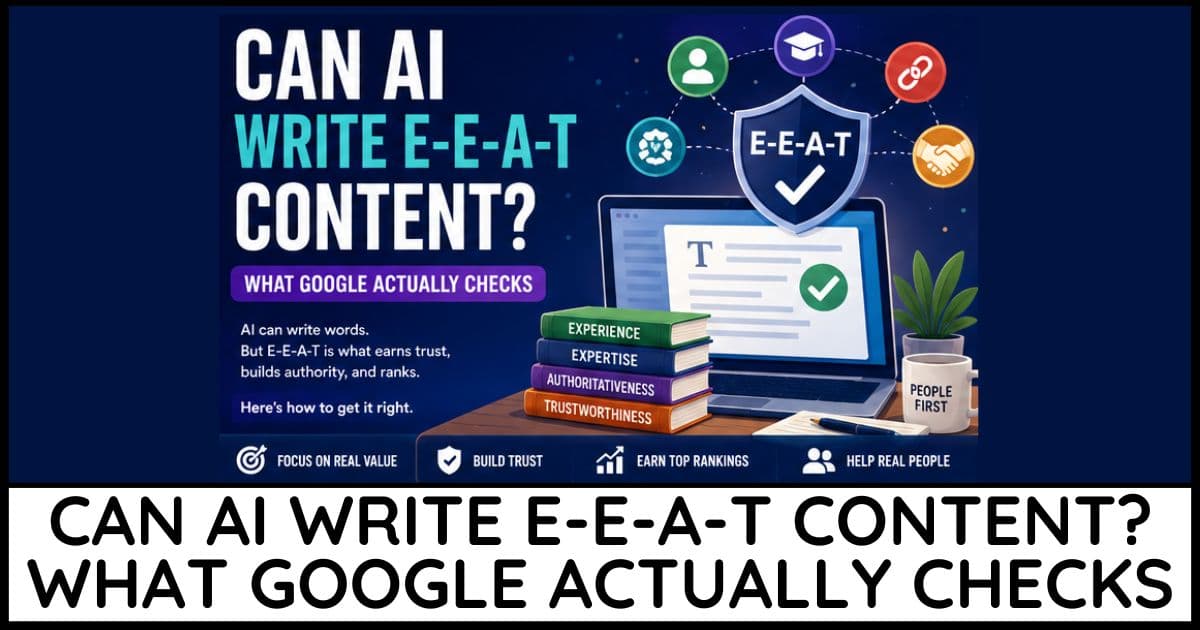 Can AI write E-E-A-T content