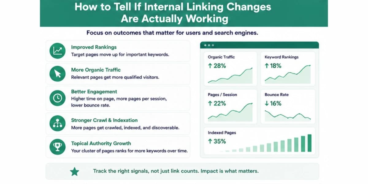 Check internal linking results