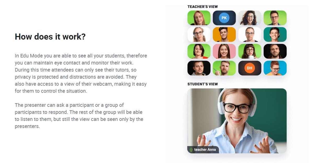 ClickMeeting Edu Mode