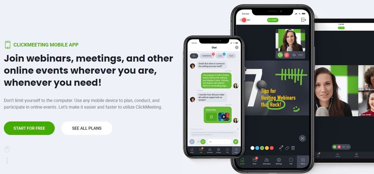 ClickMeeting Mobile App
