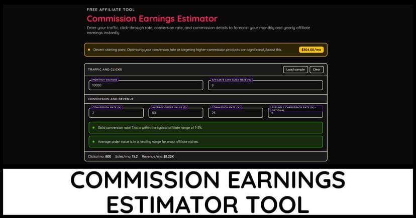 Commission Earnings Estimator