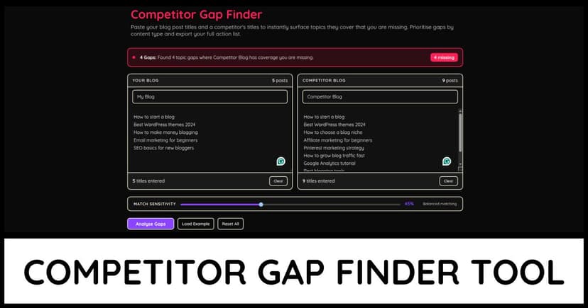 Competitor Gap Finder