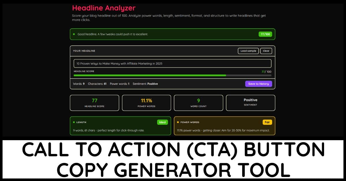CTA Button Copy Generator