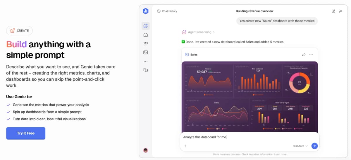 Databox Genie AI