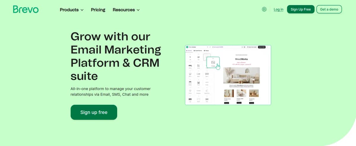 Brevo email marketing and SMS campaigns
