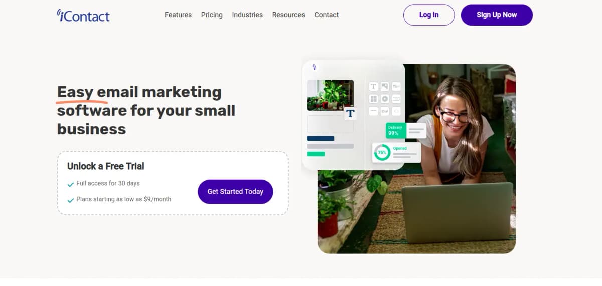 iContact email marketing software