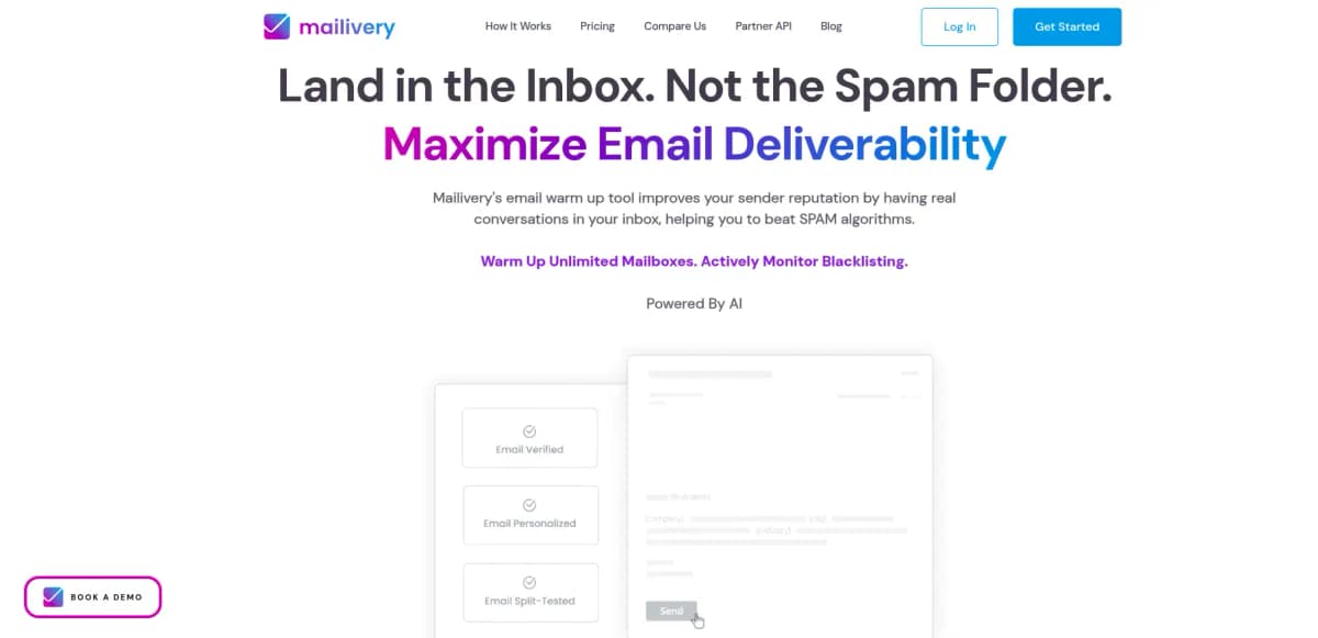 Mailivery AI-powered email warm-up