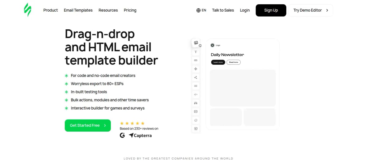 Stripo email template builder