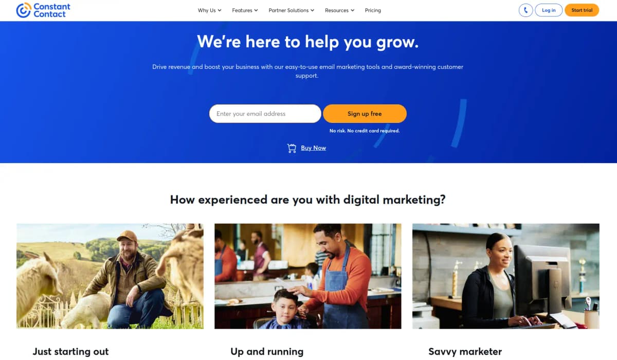 Constant Contact email marketing tool