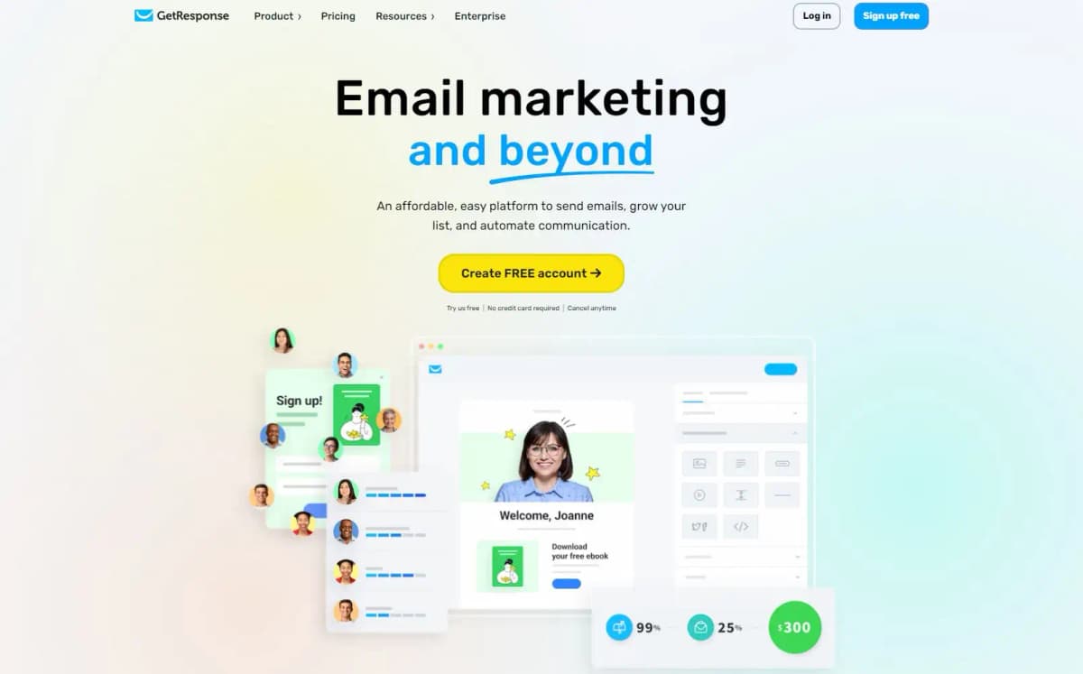 GetResponse email marketing tool