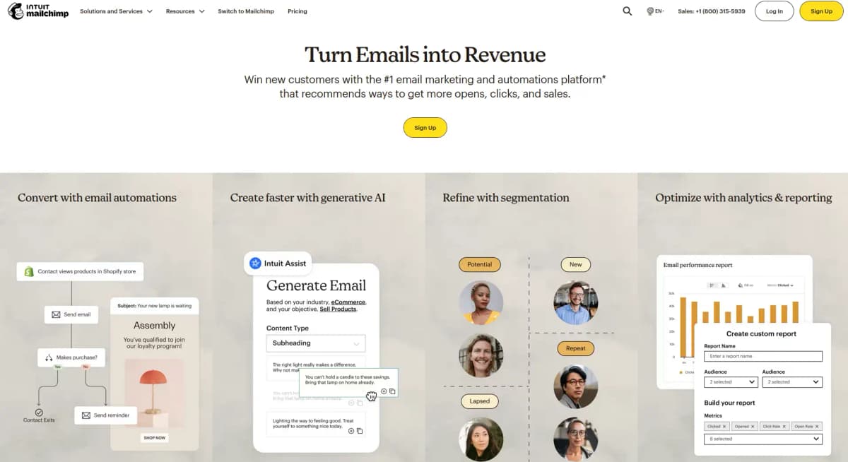 Mailchimp email marketing tool