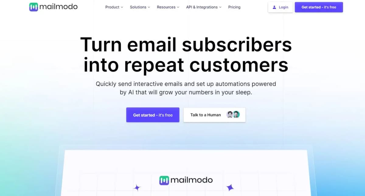 Mailmodo email marketing tool