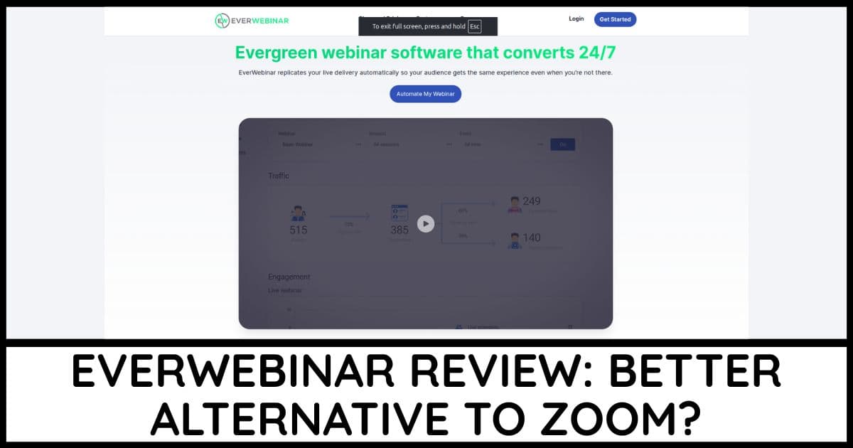 EverWebinar Review cover image