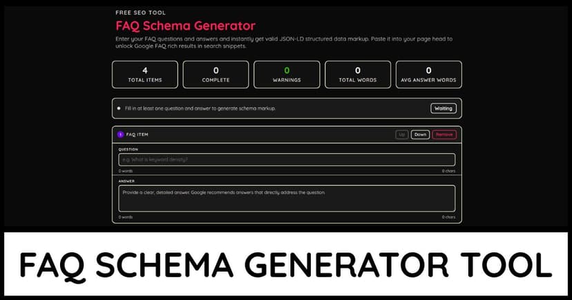 FAQ Schema Generator