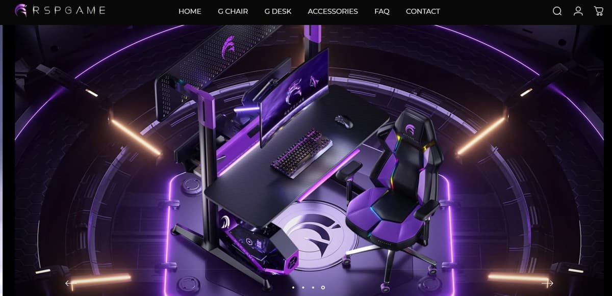 RSPGAME G Series Gaming Chair and Desk