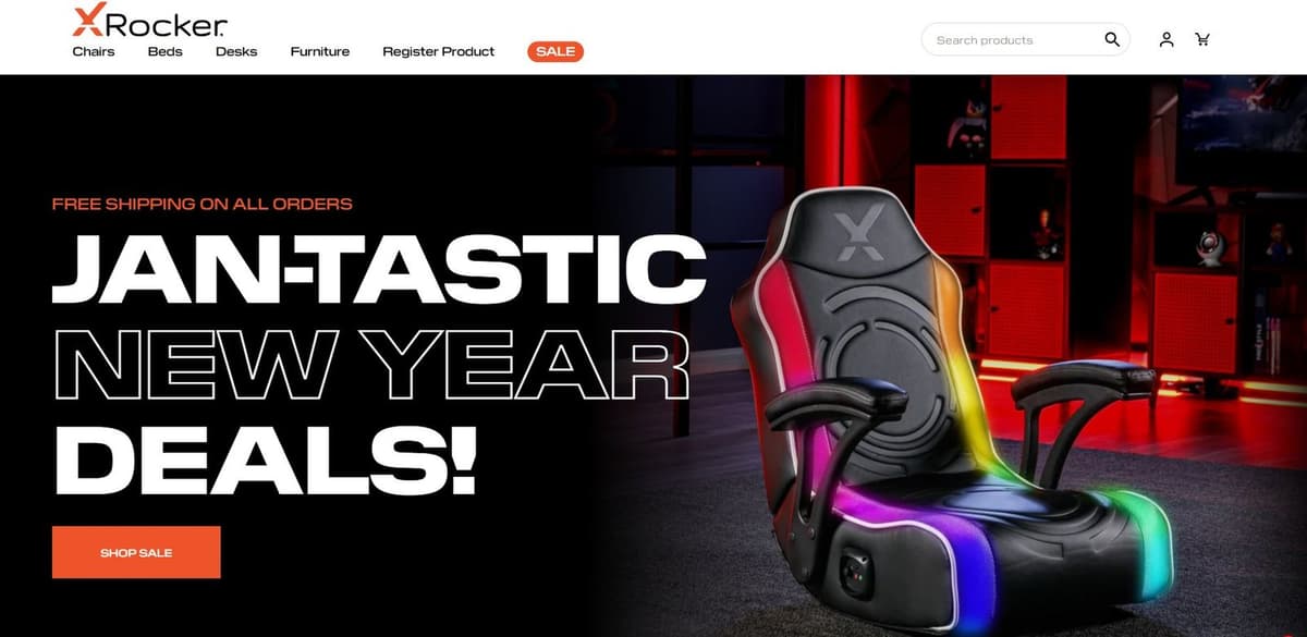 XRocker audio gaming chairs