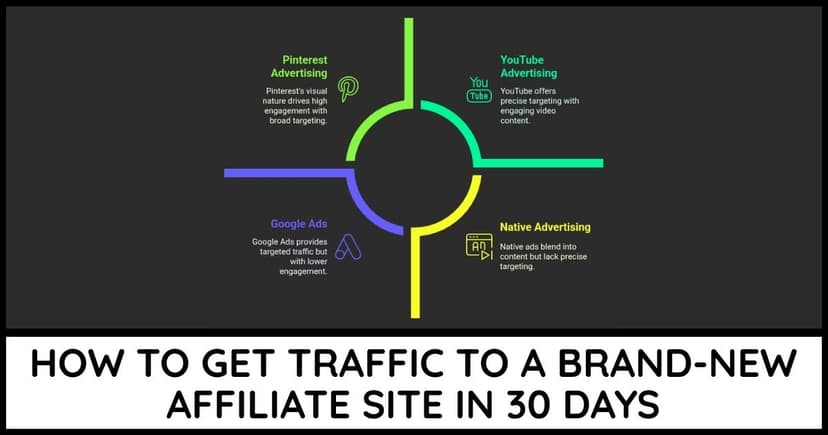 Get traffic to brand new affiliate site cover image