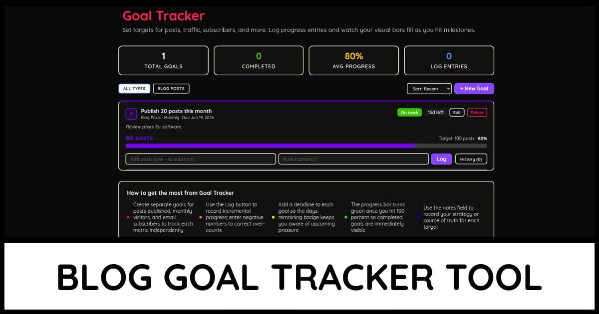 Goal Tracker