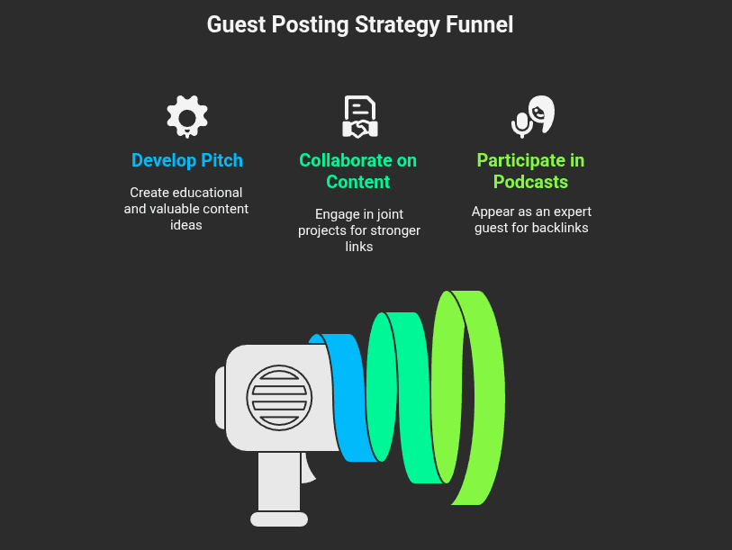 Guest posting strategy funnels