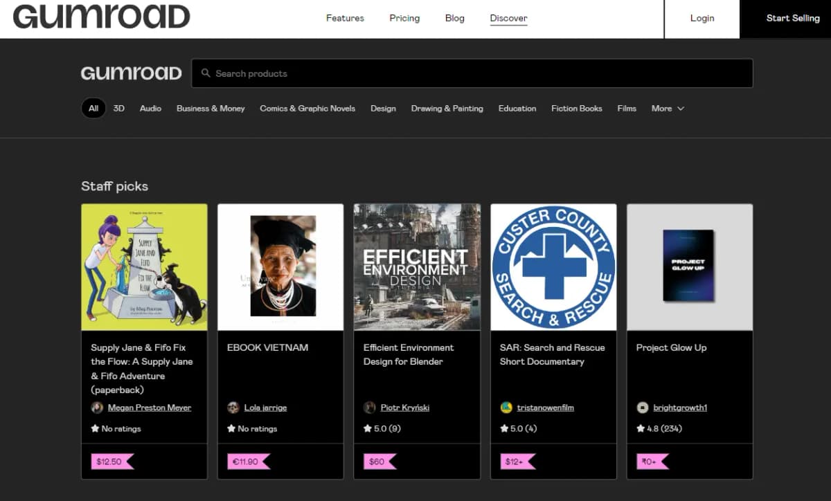 Gumroad Discover