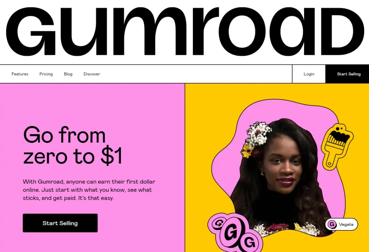 Gumroad Home