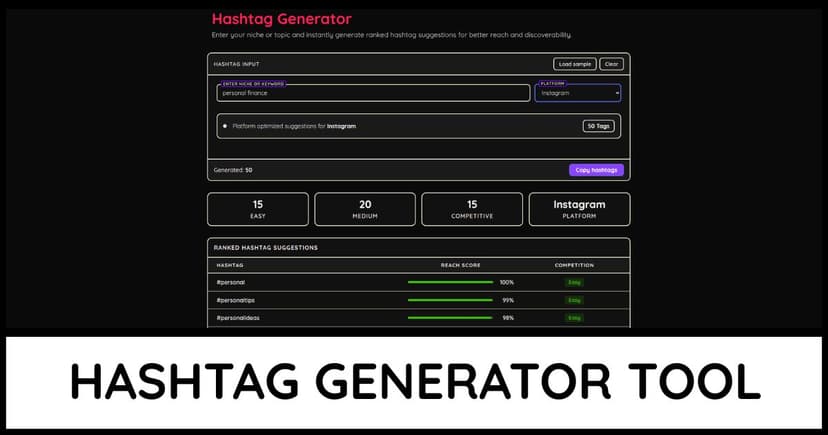 Hashtag Generator