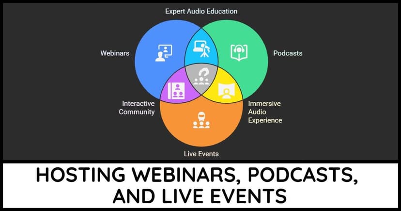 Hosting Webinars, Podcasts & Live Events