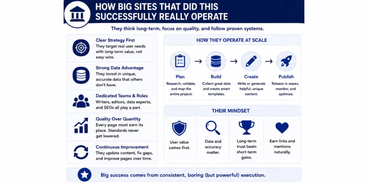 How big sites operate