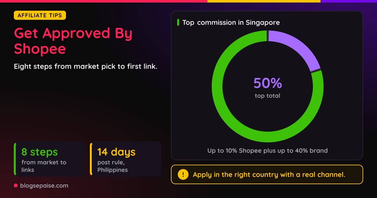 How To Get Approved For The Shopee Affiliate Program