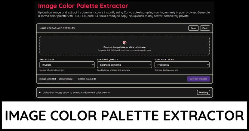 Image Palette Extractor
