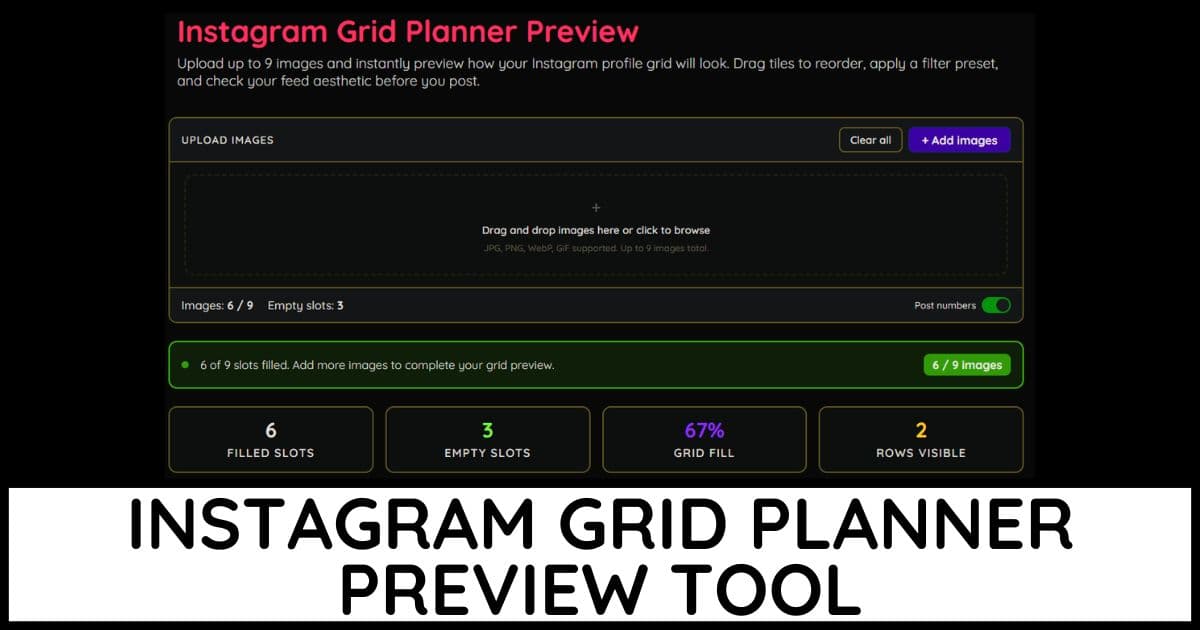 Instagram Grid Planner