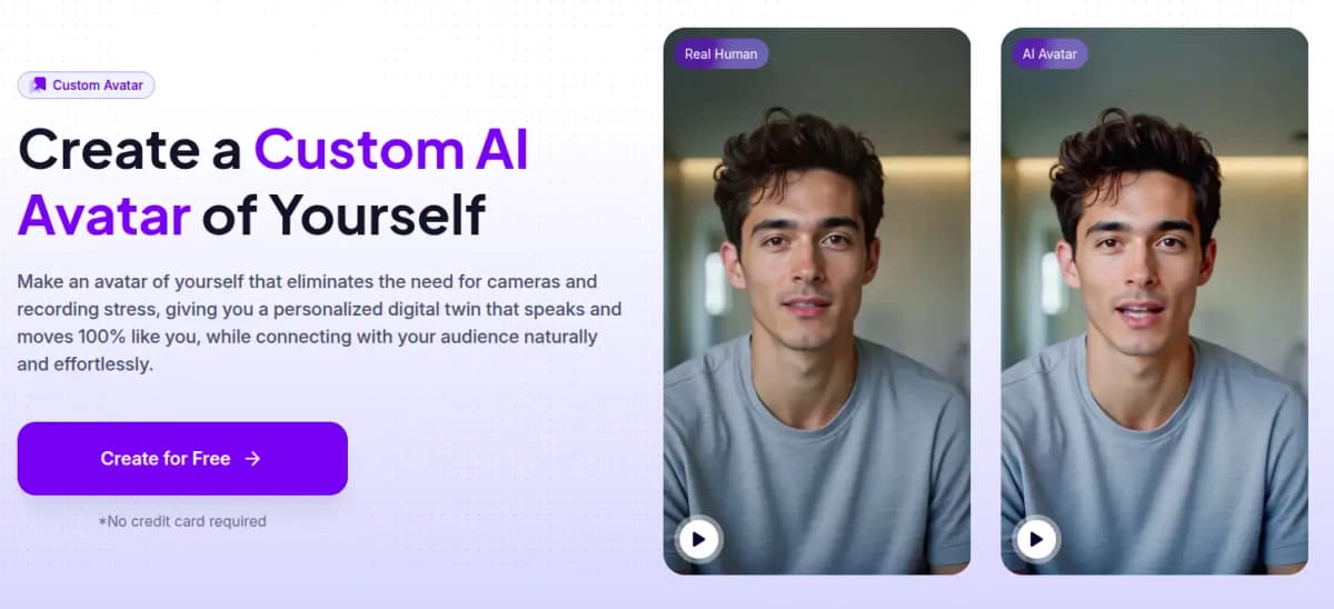 JoggAI AI Avatar showing personalized digital character creation