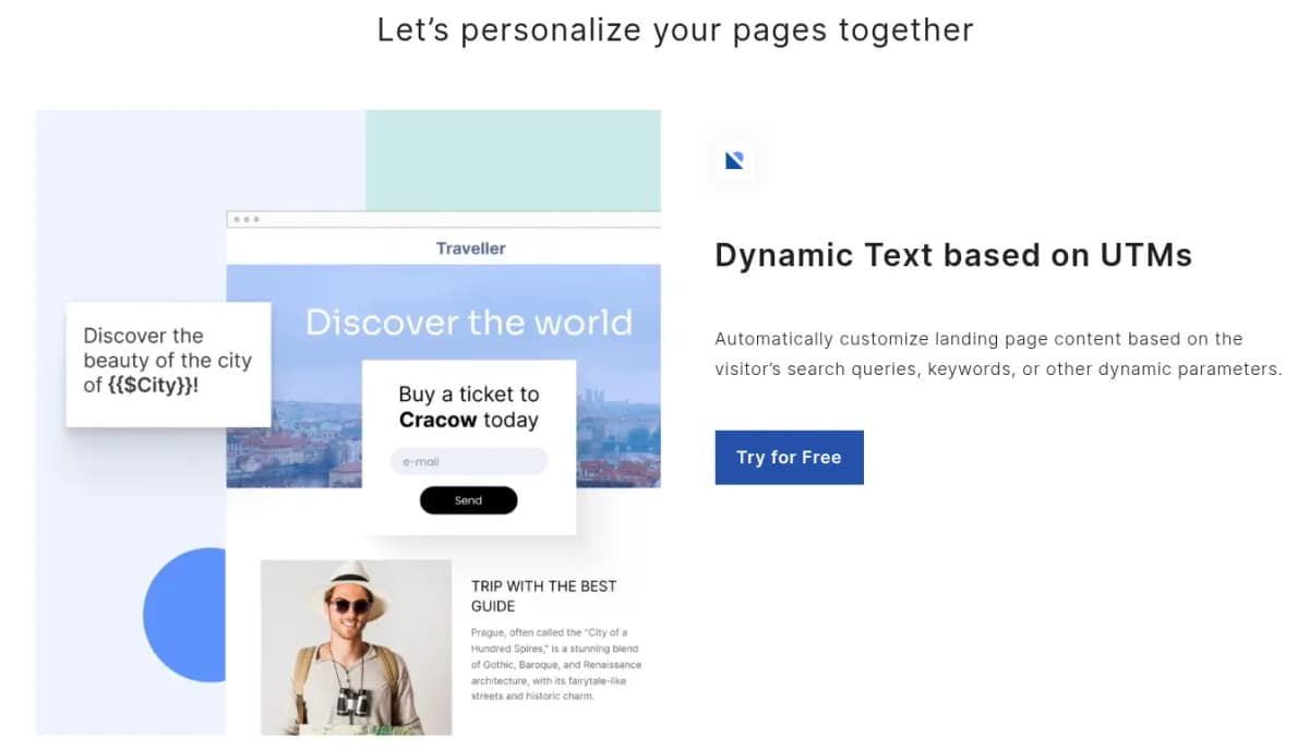 landingi review use cases personalized landing pages