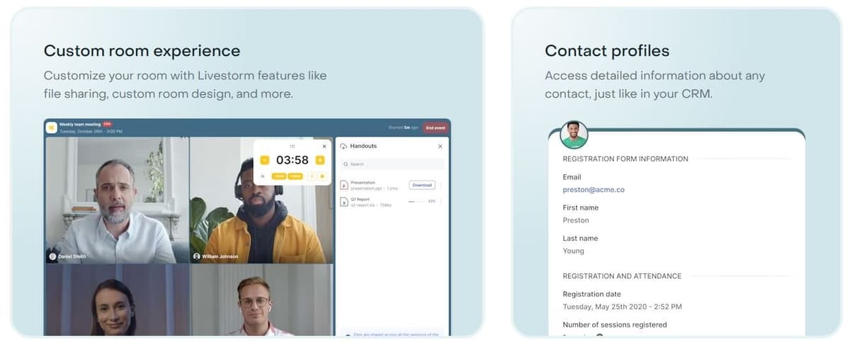 Livestorm Features
